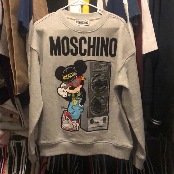 Moschino Tops - Moschino by H&M grey sweatshirt